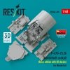 RESKIT RSU48-0494 P-47D-25,26 Thunderbolt cockpit (Basic edition with 3D decals) for MiniArt kit (3D Printed) (1/48)